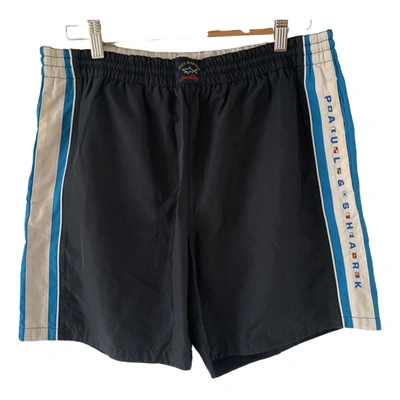 Pre-owned Paul & Shark Navy Polyester Shorts