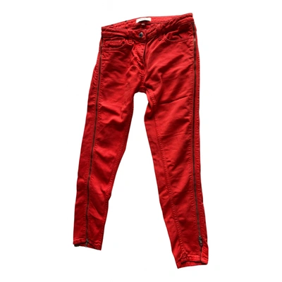 Pre-owned Sandro Jeans In Red
