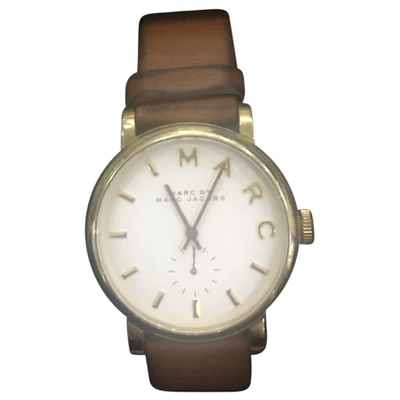 Pre-owned Marc By Marc Jacobs Watch In Brown