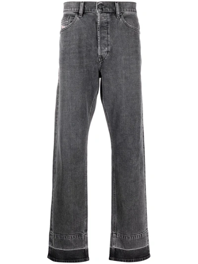 Diesel D-macs Straight Leg Jeans In Black