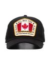 Dsquared2 Dsquared Black Cotton Baseball Cap In Black