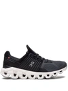 On Running Cloud Swift Black Mesh Sneakers In Black