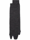 Maison Margiela Tabi-toe Cotton Socks In Grey