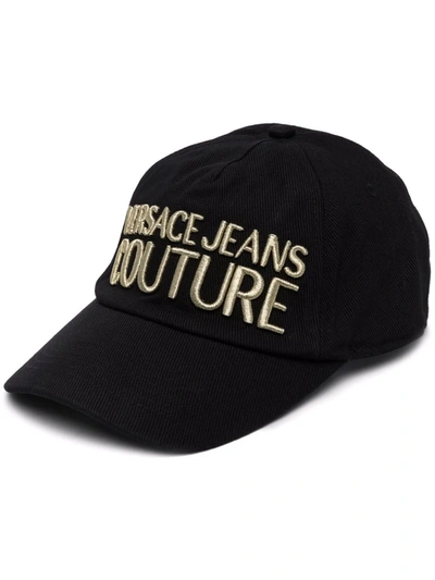 Versace Jeans Couture 范思哲2021秋冬新款制度logo简约男士棒球帽 In Black