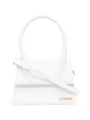 Jacquemus Women's Le Chiquito Moyen Leather Bag In White