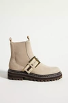 Cecelia New York Harriet Chelsea Boots In Beige