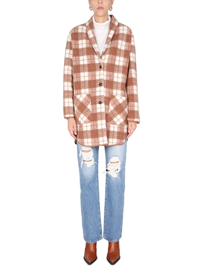 Woolrich "gentry" Coat In Brown