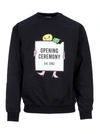 Opening Ceremony Black Light Bulb Print Sweatshirt In Black