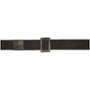 BORIS BIDJAN SABERI GREY RESIN DYED BELT