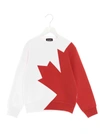 Dsquared2 Teen Graphic-print Cotton Sweatshirt In Multicolor