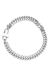 Givenchy Silver Crystal G Chain Lock Necklace In Silver