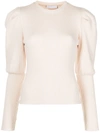 JONATHAN SIMKHAI STANDARD LEVY RIBBED KNITTED TOP
