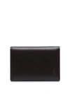 POLO RALPH LAUREN EMBOSSED LOGO LEATHER CARD CASE