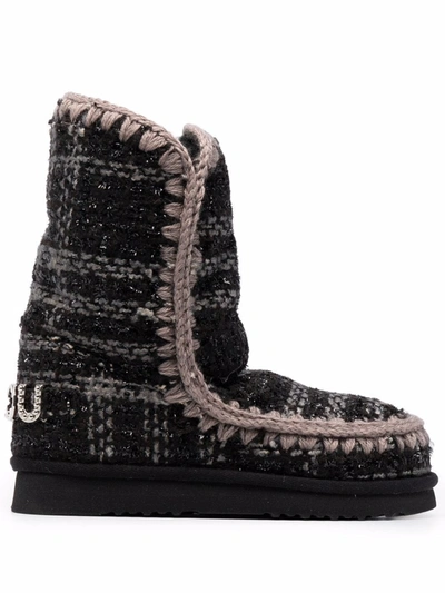 Mou Eskimo 24 Tartan - Logo Studs In Talwhb