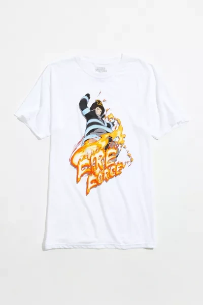 Urban Outfitters Fire Force Tee In White