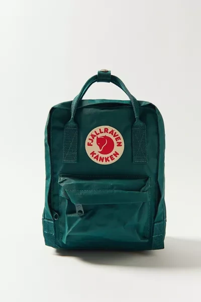 Fjall Raven Kånken Mini Backpack In Green Blue