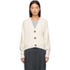 Loulou Studio Zanzibar Wool And Cashmere-blend Cardigan In White