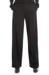 Max Studio Easy Wide Leg Ponte Knit Pants In Black