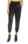 CINQ À SEPT GILES SEQUIN JOGGERS