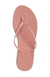 Havaianas 'you' Flip Flop In Light Rose