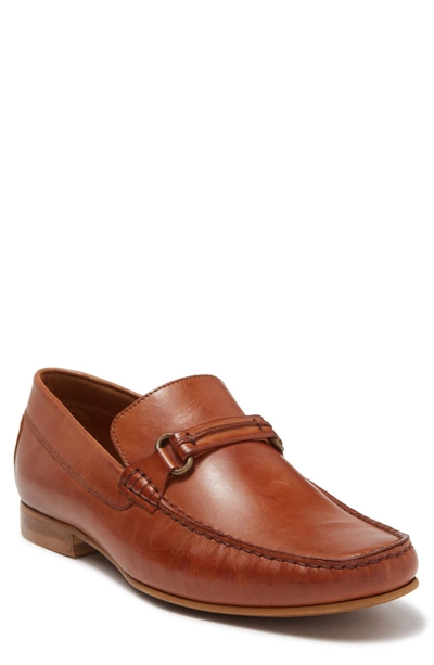 Donald Pliner Calf Leather Bit Loafer In Whiskey