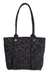 CLARE V PETIT COUSIN LEATHER TOTE