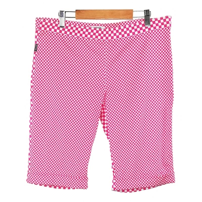 Pre-owned Moschino Bermuda In Pink
