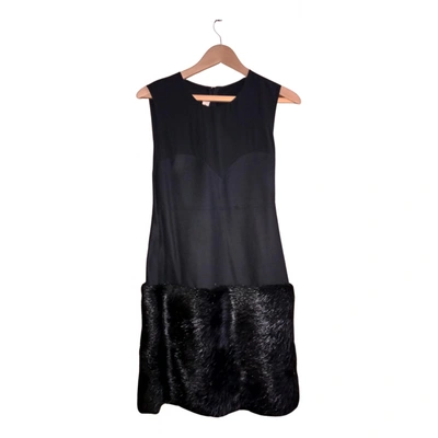 Pre-owned Marni Wool Mid-length Dress In Black
