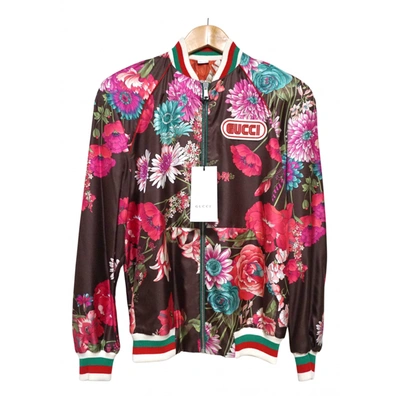 Pre-owned Gucci Silk Jacket In Multicolour