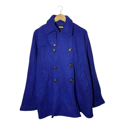 Pre-owned Kapital Wool Coat In Blue