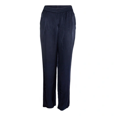 Pre-owned Frenken Trousers In Blue