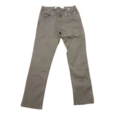 Pre-owned Siviglia Slim Jeans In Brown