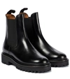 Isabel Marant 35mm Castay Brushed Leather Chelsea Boot In Black