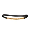 TOM FORD LEATHER AND CHAIN BELT,P00595982