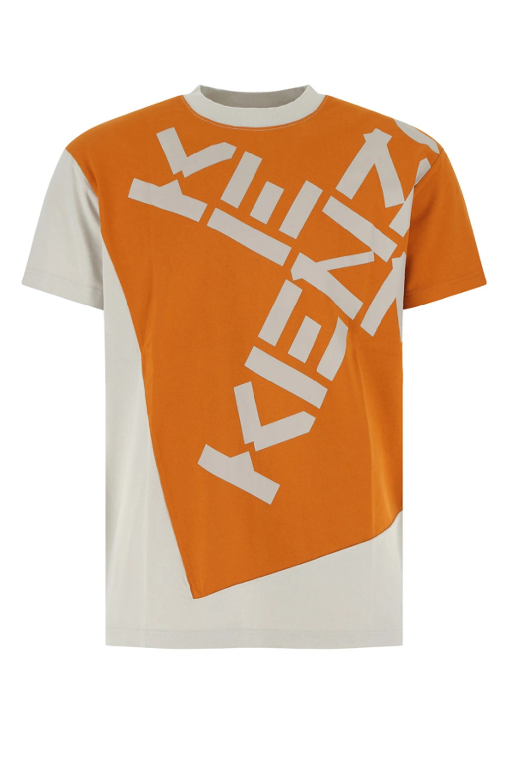 Kenzo Two-tone Cotton T-shirt Multicoloured Uomo Xl | ModeSens