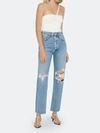 Agolde 90's Pinch Waist High Rise Straight Fit Jeans In Backdrop