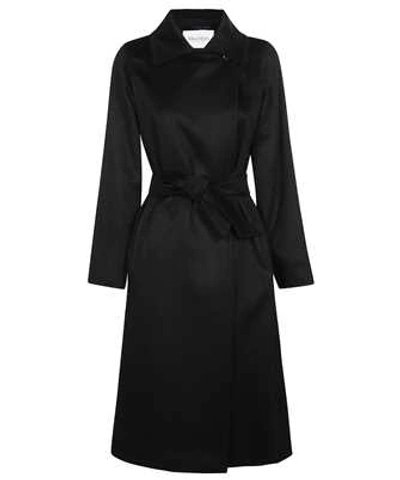 Max Mara Ludmilla Belted Cashmere Coat In Black