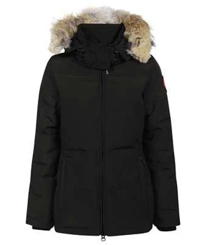 Canada Goose Chelsea Fur-hood Parka Coat In Black