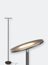 Brightech Sky Led Torchiere Floor Lamp In Brown