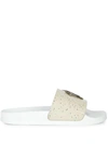 Giuseppe Zanotti Brett Signature-logo Slides In 白色