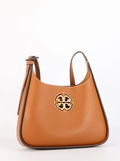 Tory Burch Brown Miller Small Leather Shoulder Bag