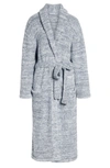 Barefoot Dreams ® Cozychic® Robe In Heathered Dusk/ White