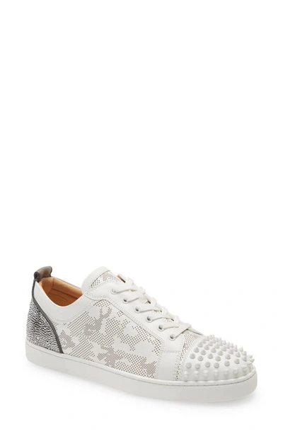 【Christian Louboutin】Louis Junior Spikes レザー スニーカー CHRISTIAN LOUBOUTIN Louis Junior Spikes レザー キャップトゥ