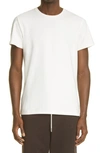 Jil Sander V-neck Cotton T-shirt In Natural