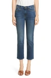 Frame Le Sylvie Slender Straight-leg Jeans In Dublin