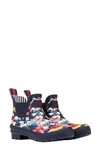 Joules Wellibob Short Rain Boot In Navyflo