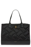 KURT GEIGER QUILTED SHOPPER BAG,8471900229