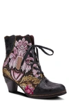 L'artiste Siren Bootie In Black Multi