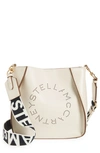 Stella Mccartney Eco Mini Faux Leather Crossbody Bag In Pure White