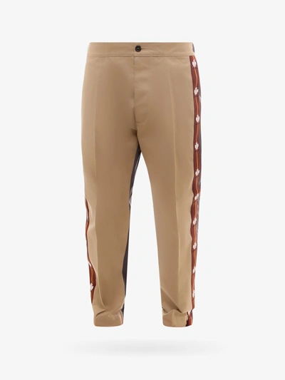 Dsquared2 Cotton And Nylon Trouser In Beige